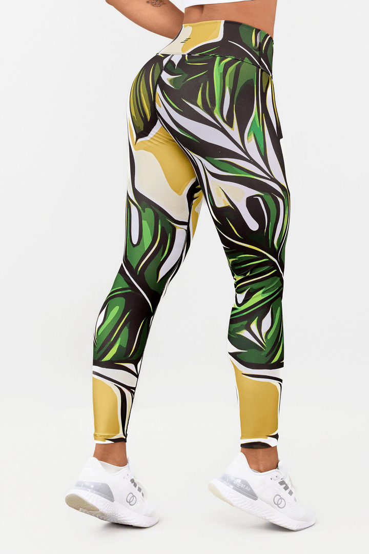 LEGGINGS SUBLIMADO, AJUSTE PERFECTO AL CUERPO. 