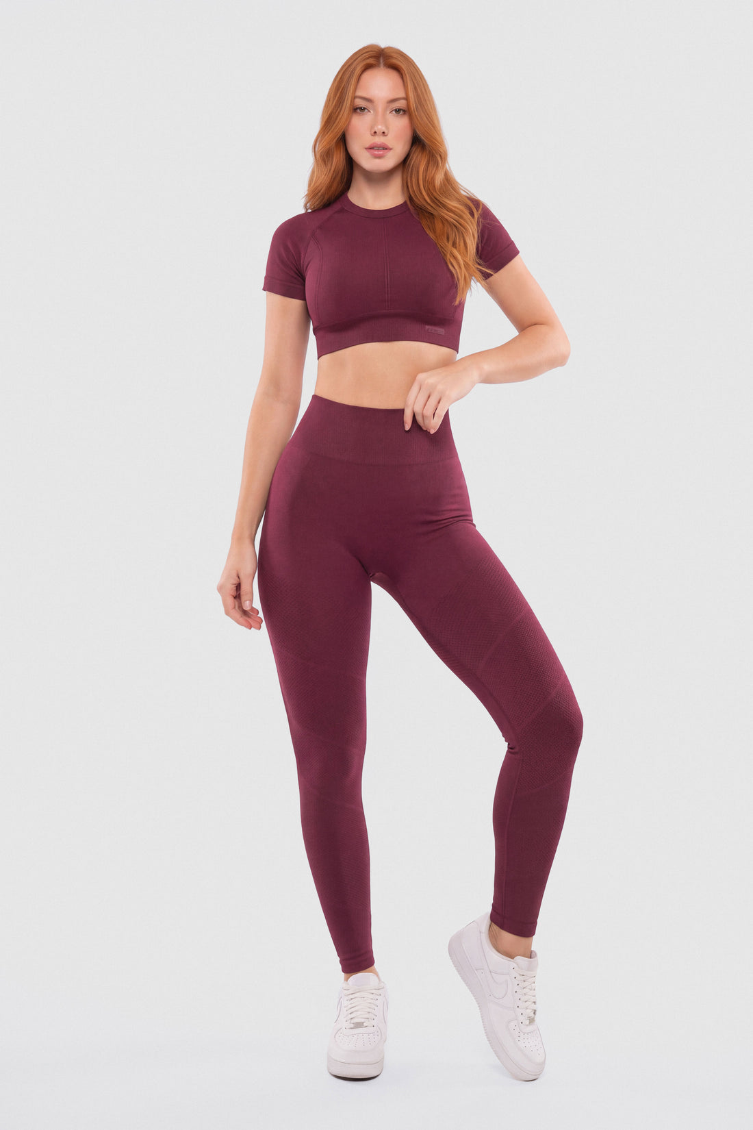 LEGGINGS VINOTINTO PRETINA ALTA PPC