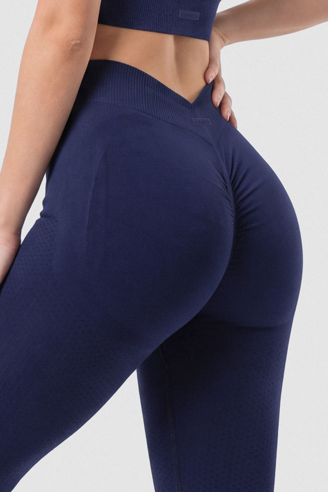 LEGGINGS SEAMLESS AZUL MARINO AJUSTE PERFECTO PPC