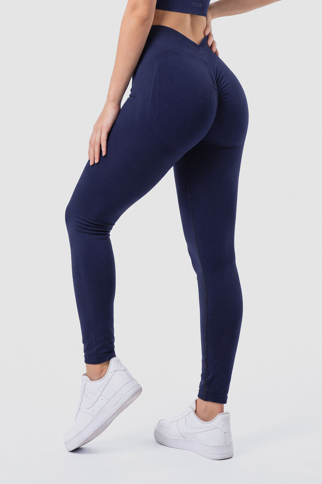 LEGGINGS SEAMLESS AZUL MARINO AJUSTE PERFECTO PPC