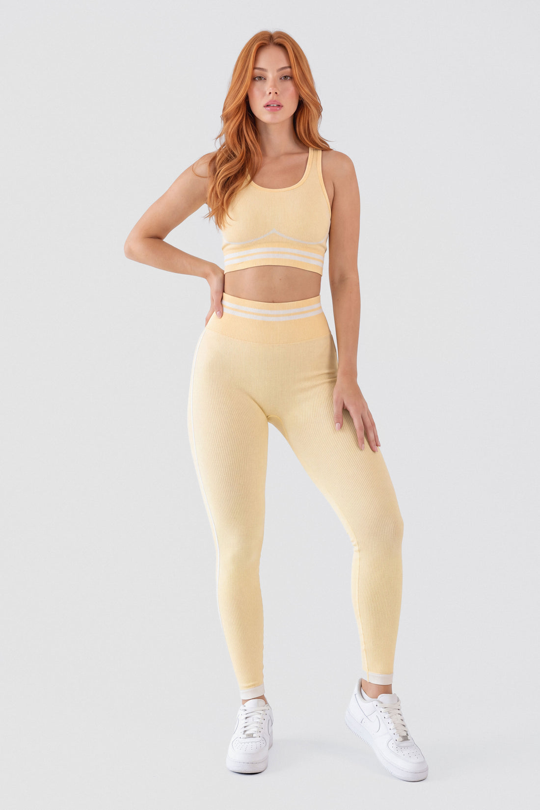 TOP AMARILLO MANTEQUILLA FRANJAS PPC