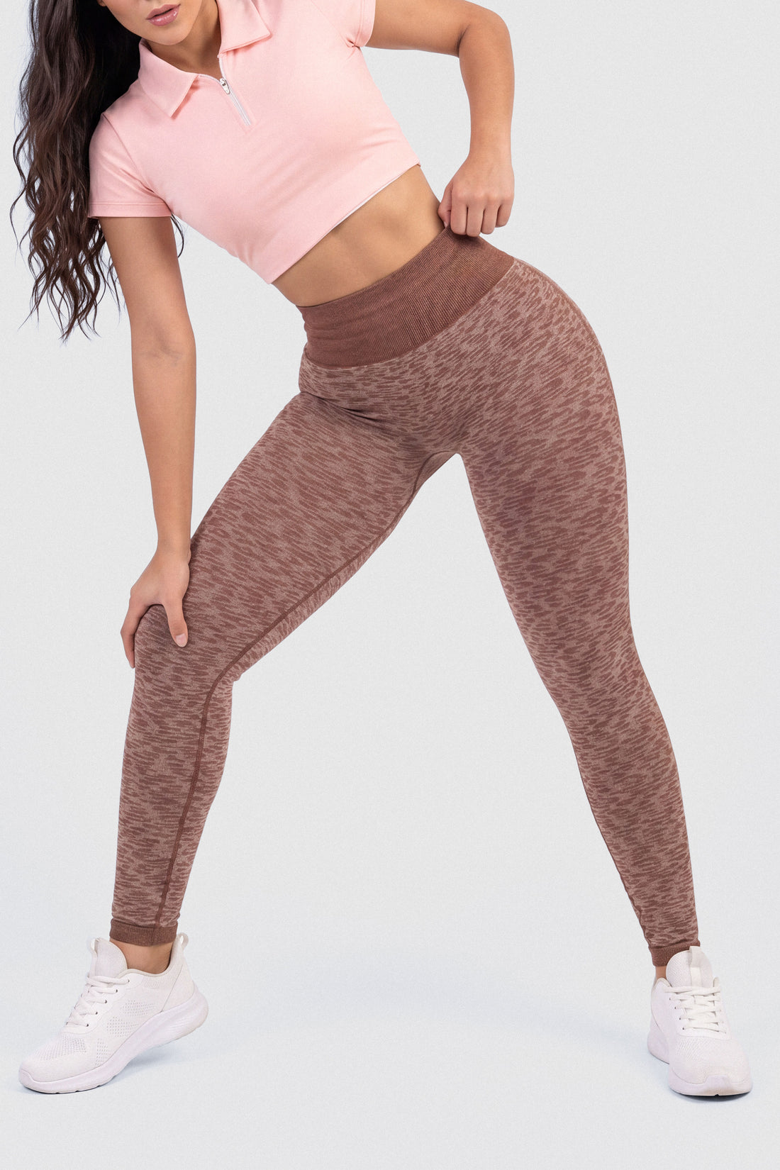 LEGGINGS PUSH UP CAFÉ ANIMAL PRINT CCR