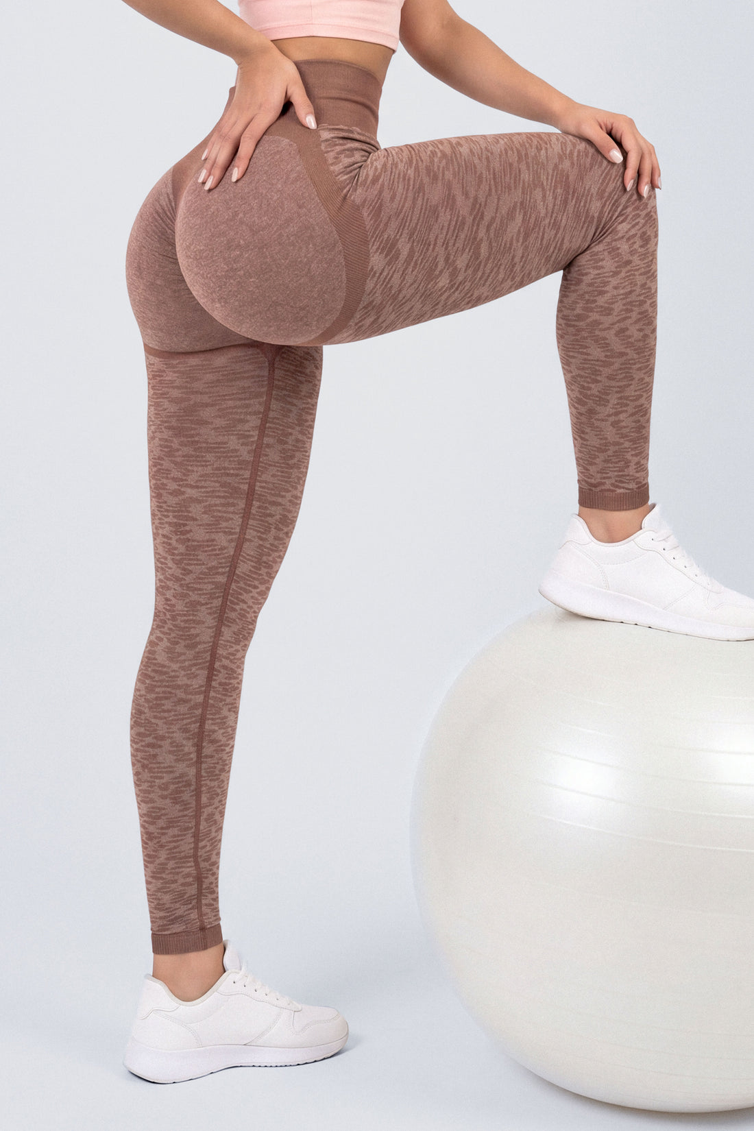 LEGGINGS PUSH UP CAFÉ ANIMAL PRINT CCR