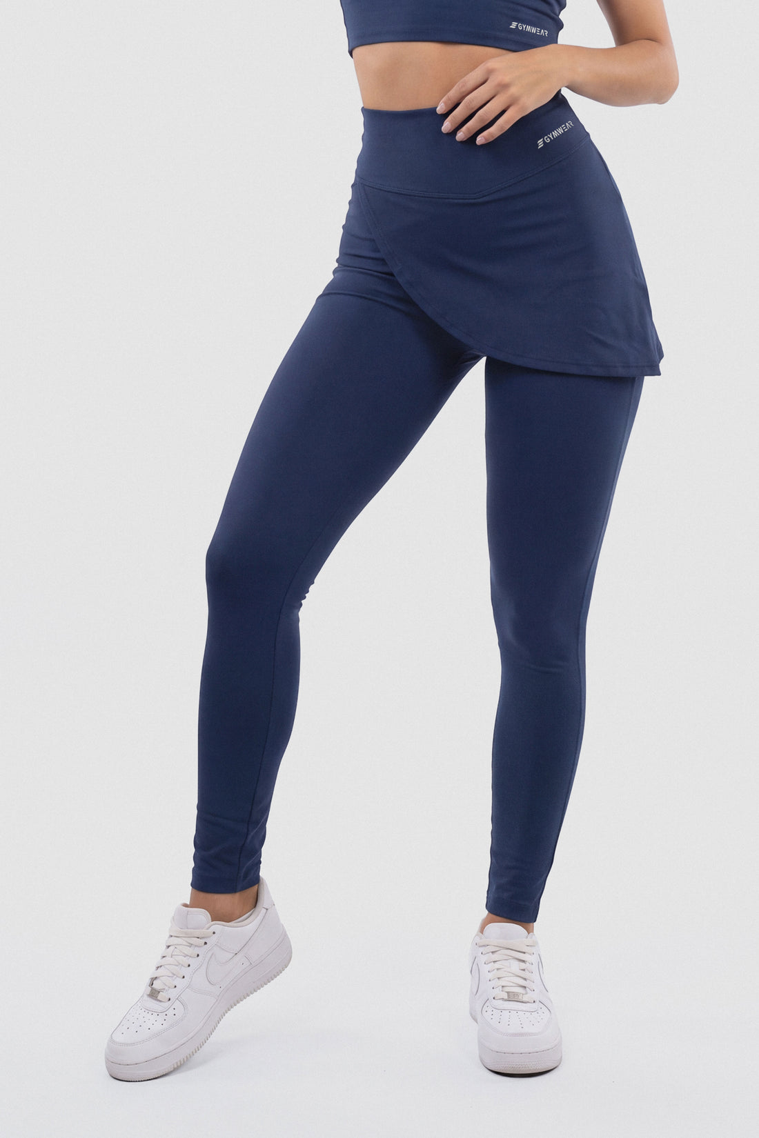 LEGGINGS AZUL MARINO CAPA ESTILO FALDA PPC