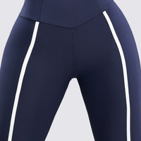 LEGGINGS AZUL MARINO FRANJAS BLANCAS RVC