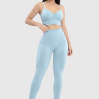 TOP DEPORTIVO BABY BLUE TEXTURIZADO CDC