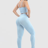 TOP DEPORTIVO BABY BLUE TEXTURIZADO CDC