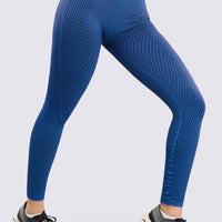 LEGGINGS SEAMLESS TEXTURA AZUL RVC