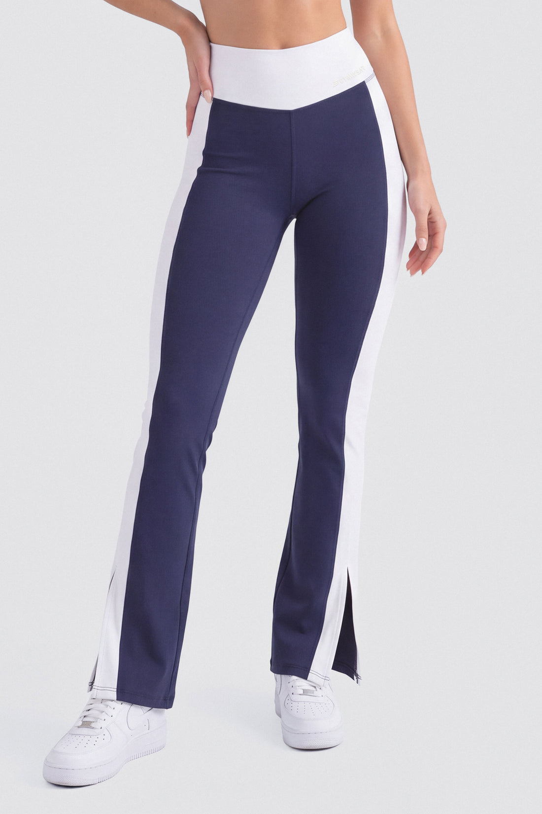 LEGGINGS FLARE TIRO ALTO AZUL MARINO PPC