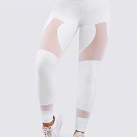 LEGGINGS DE MUJER COLOR BLANCO, PERFECTOS PARA CUALQUIER ACTIVIDAD DEPORTIVA. 