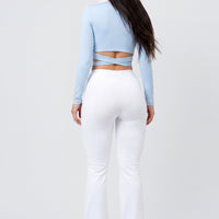 LEGGINGS BOTA CAMPANA BLANCO CDC