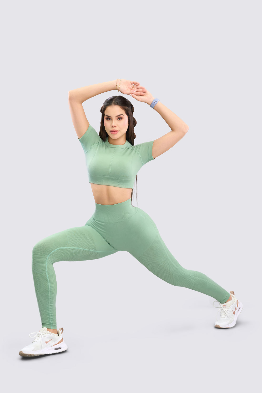 LEGGINGS VERDE PRETINA ALTA RVC