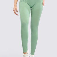 LEGGINGS VERDE PRETINA ALTA RVC