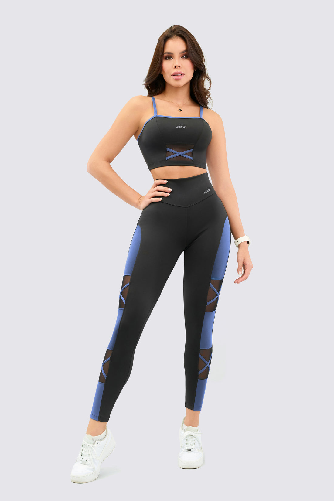 LEGGINGS CON MALLA LATERAL RVC