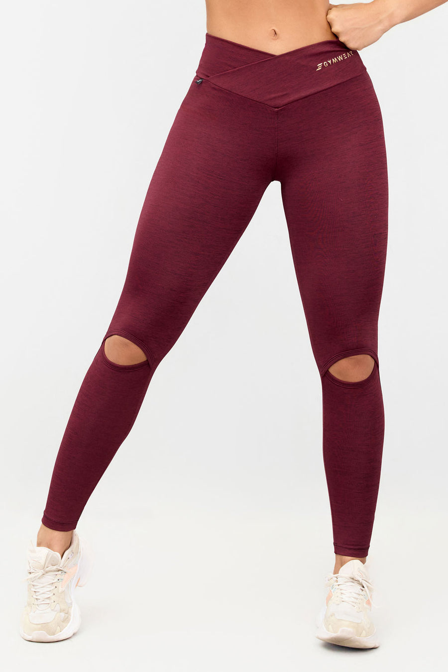 LEGGINGS COLOR VINOTINTO, ELABORADO EN TELA SUPLEX. 