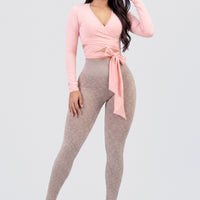 LEGGINGS ANIMAL PRINT MARFIL CCR