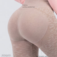 LEGGINGS ANIMAL PRINT MARFIL CCR