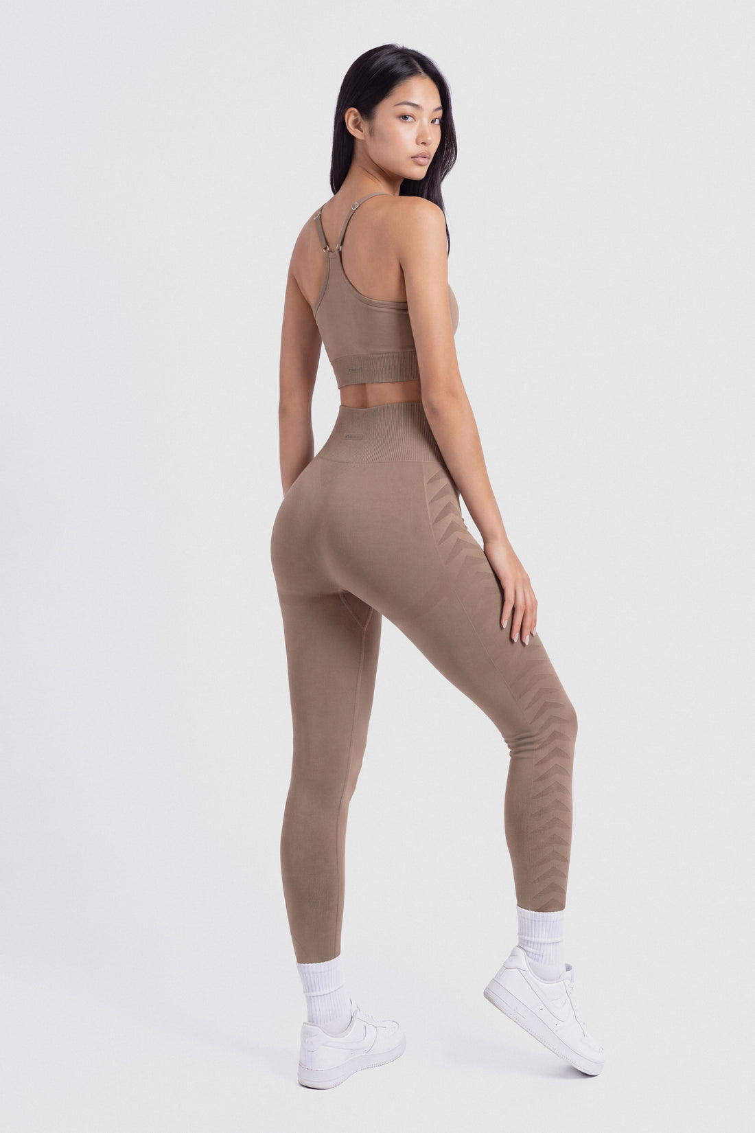 LEGGINGS MOCCA PATRÓN GEOMÉTRICO LATERAL PPC