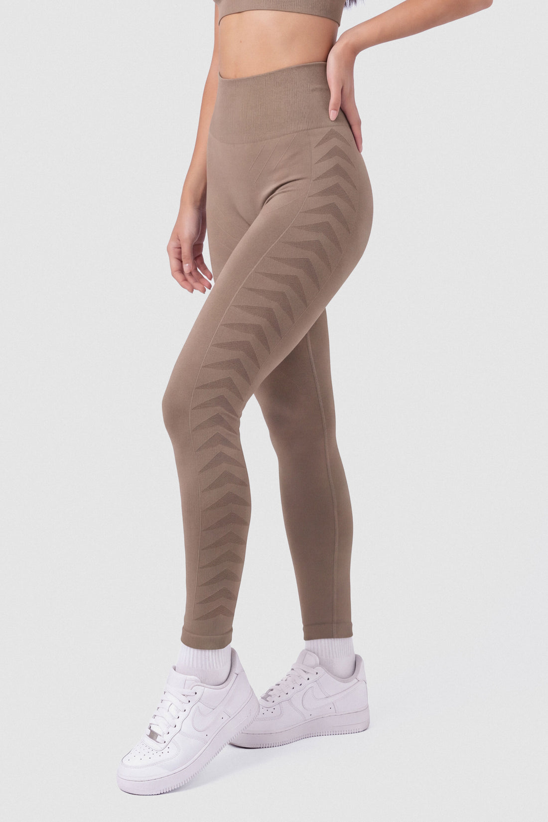 LEGGINGS MOCCA PATRÓN GEOMÉTRICO LATERAL PPC