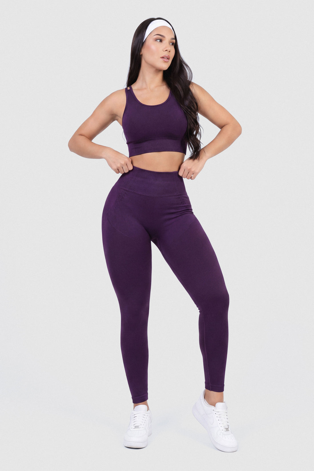 LEGGINGS MORADO DE COMPRESIÓN INTELIGENTE DFO