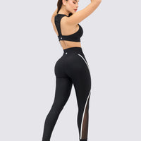 LEGGINGS NEGRO CON MALLA LATERAL RVC