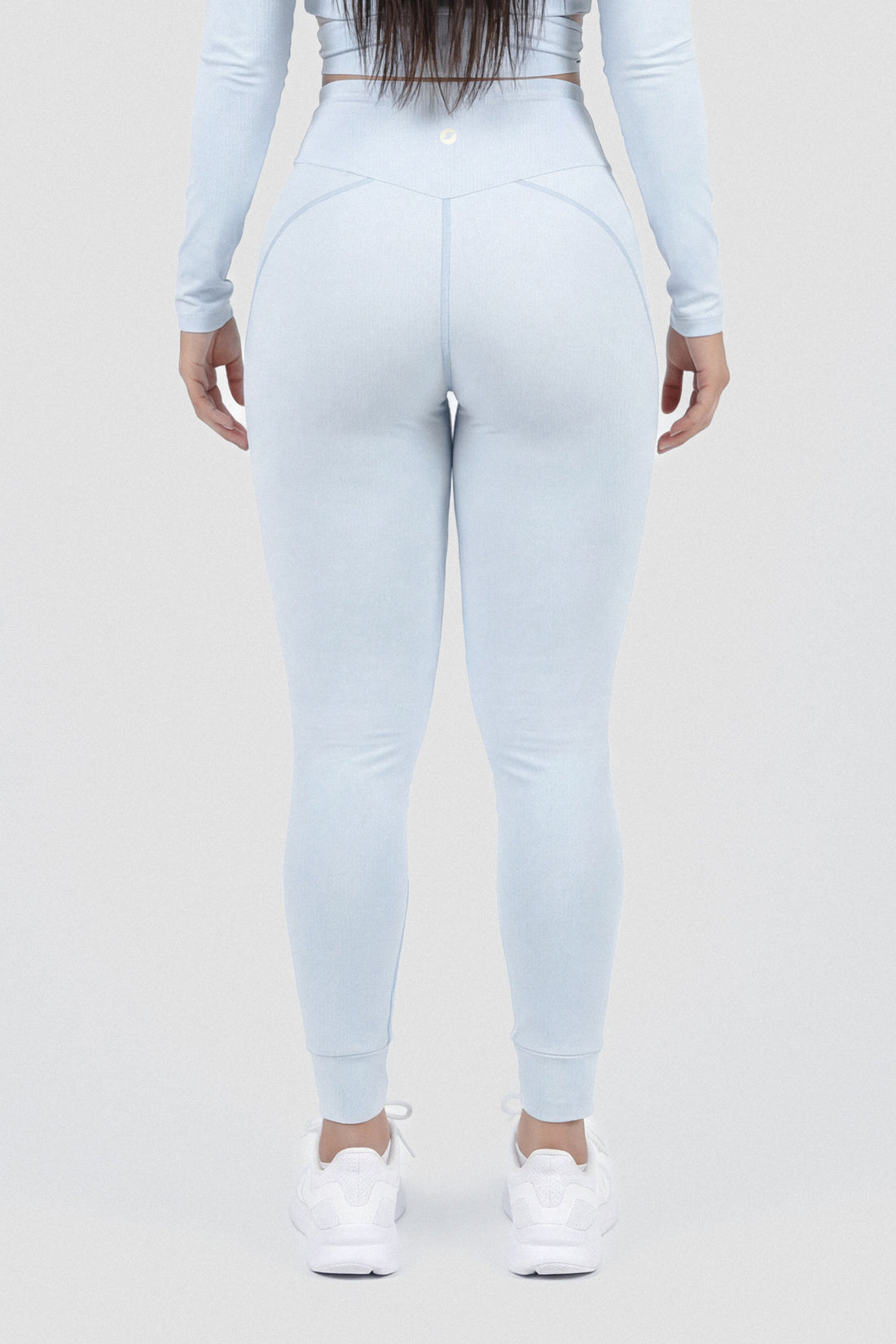 LEGGINGS BABY BLUE CON PRETINA ALTA CDC