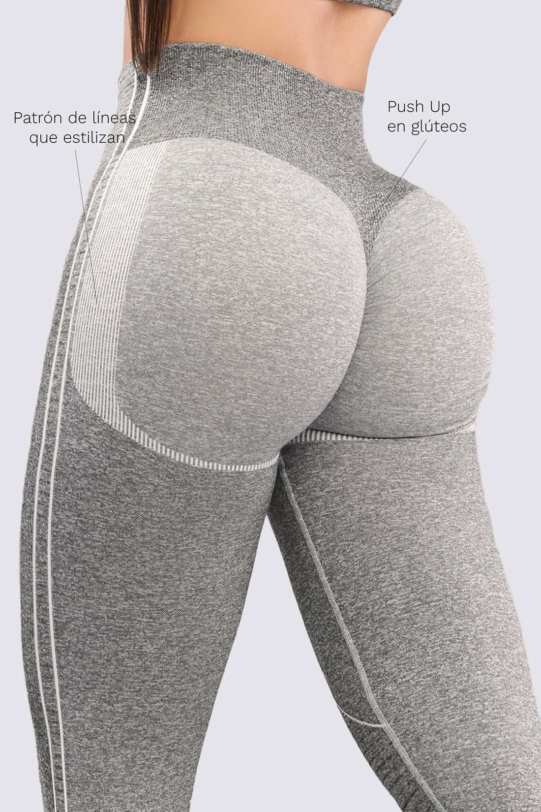 LEGGINGS SEAMLESS EFECTO MOLDEADOR BLANCO RVC