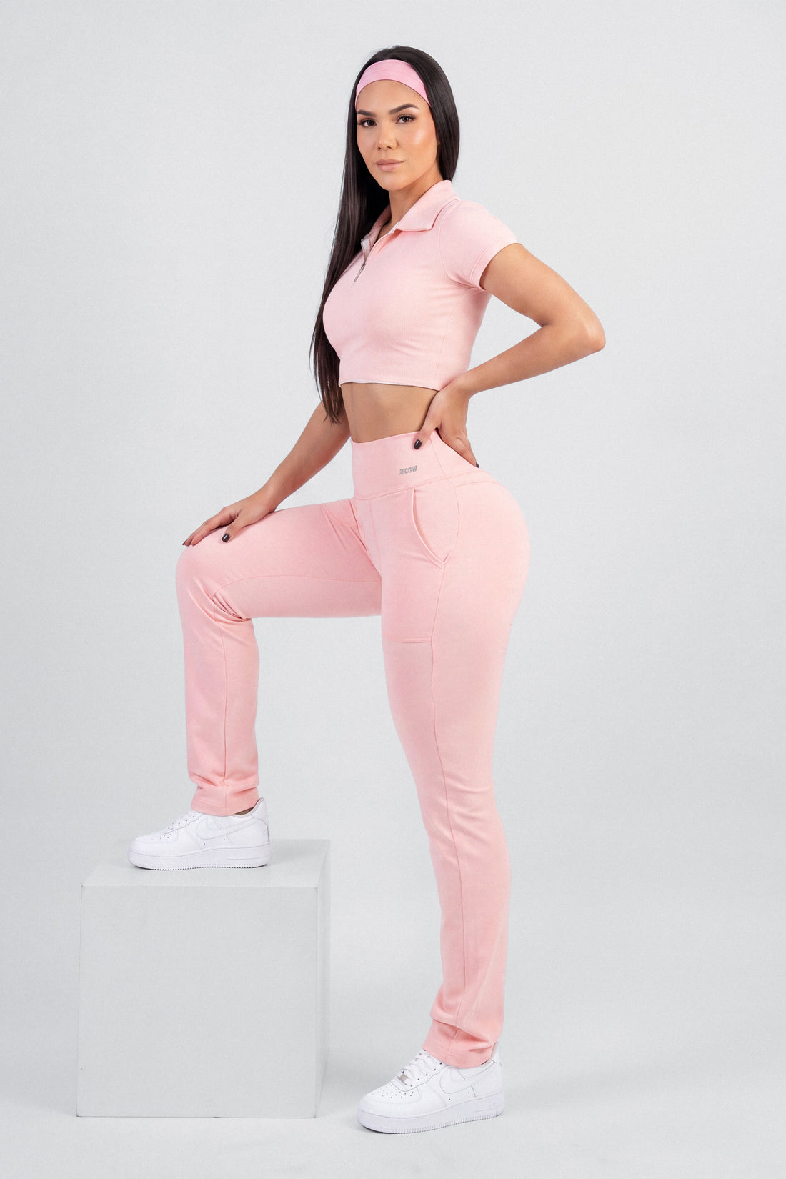 LEGGINGS BOTA RECTA ROSA MUSE ALTA COBERTURA CCR