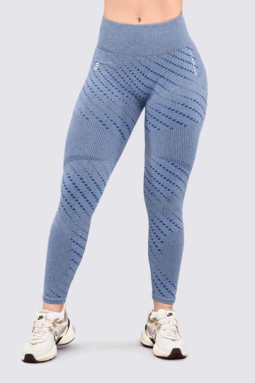 LEGGINGS DEPORTIVOS COLOR AZUL OSCURO PARA MUJER. 