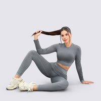 LEGGINGS SEAMLESS TEXTURA GRIS RVC