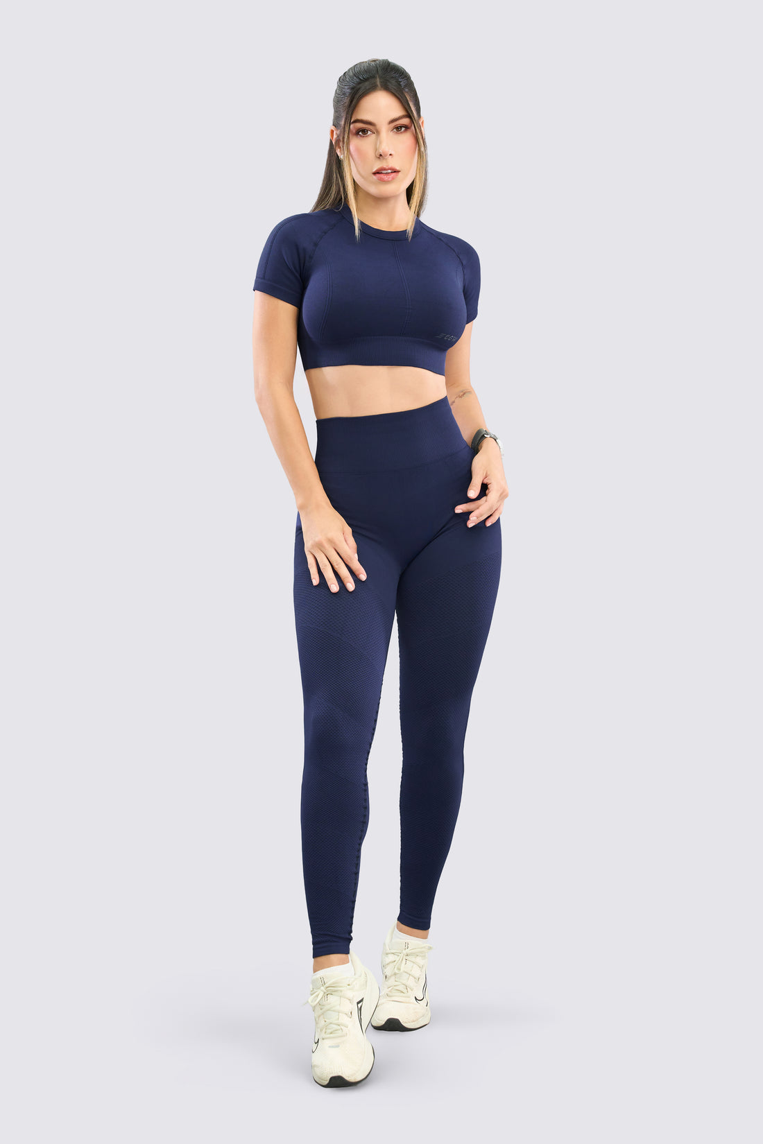 LEGGINGS AZUL MARINO PRETINA ALTA RVC