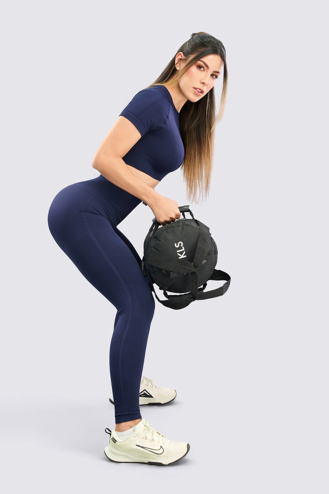 TOP DEPORTIVO AZUL MARINO MANGA CORTA RVC