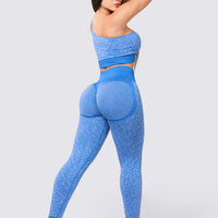 TOP ANIMAL PRINT AZUL ESCOTE ASIMÉTRICO RVC