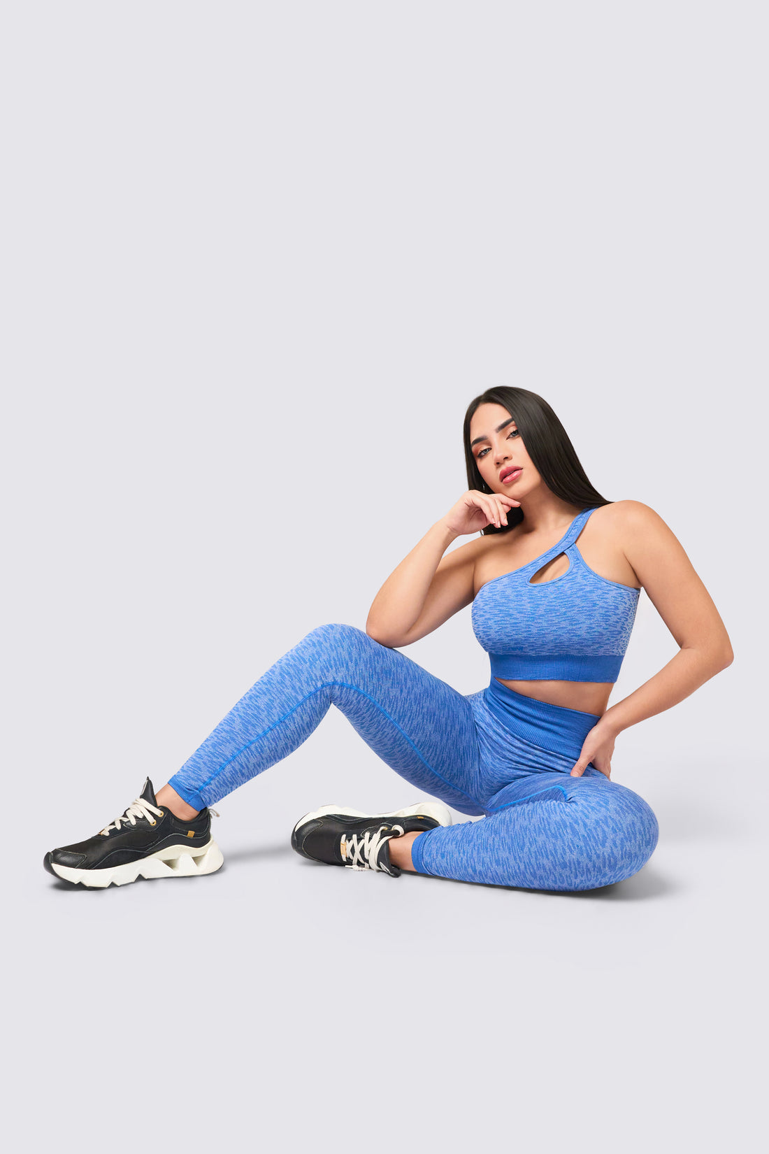 TOP ANIMAL PRINT AZUL ESCOTE ASIMÉTRICO RVC