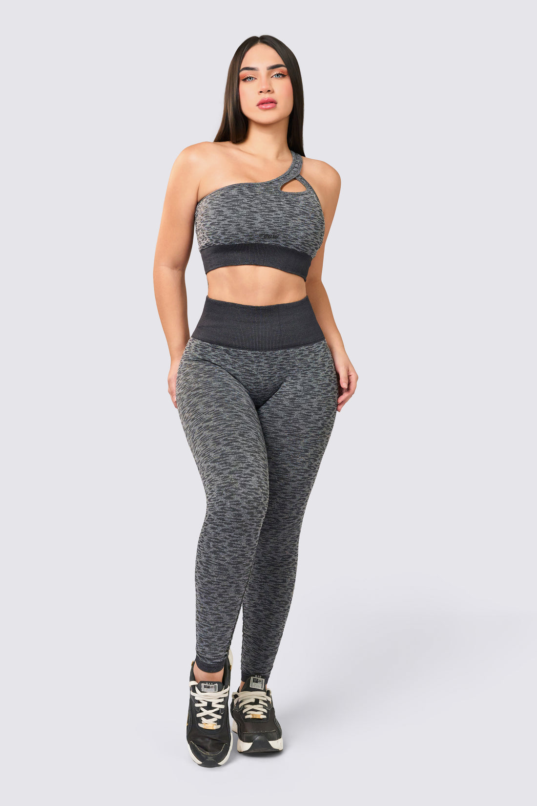 TOP ANIMAL PRINT NEGRO ESCOTE ASIMÉTRICO RVC