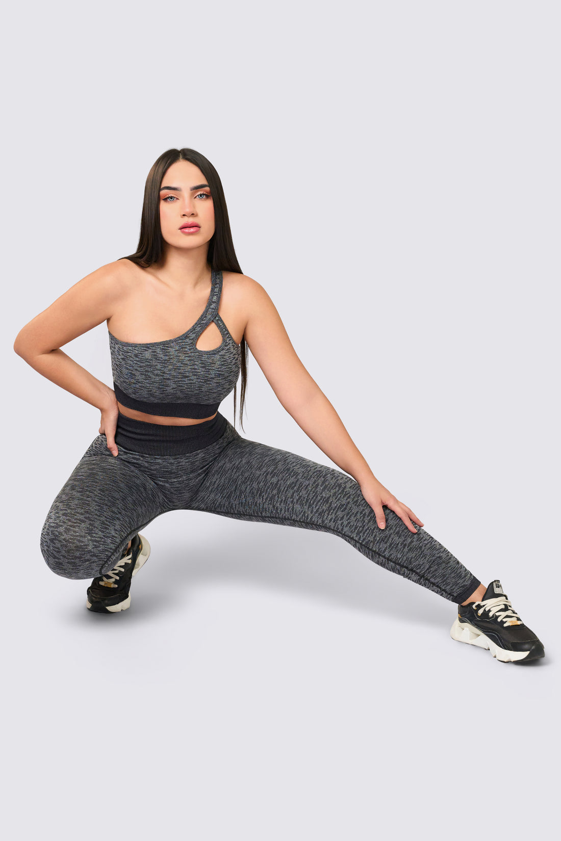 TOP ANIMAL PRINT NEGRO ESCOTE ASIMÉTRICO RVC