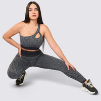 TOP ANIMAL PRINT NEGRO ESCOTE ASIMÉTRICO RVC