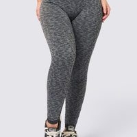 LEGGINGS PUSH UP NEGRO ANIMAL PRINT RVC