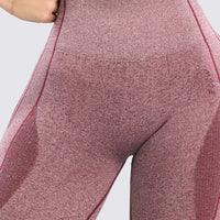 LEGGINGS PUSH UP VINOTINTO JASPEADO RVC