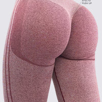 LEGGINGS PUSH UP VINOTINTO JASPEADO RVC