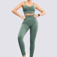 TOP DEPORTIVO VERDE TEXTURIZADO RVC