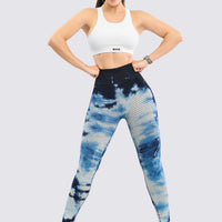 LEGGINGS TIE DYE AZUL RVC