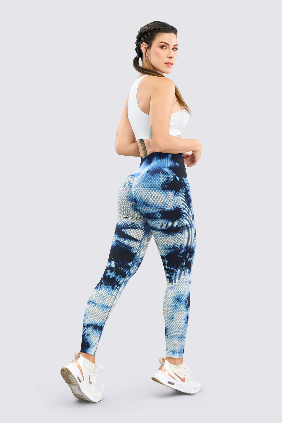 LEGGINGS TIE DYE AZUL RVC