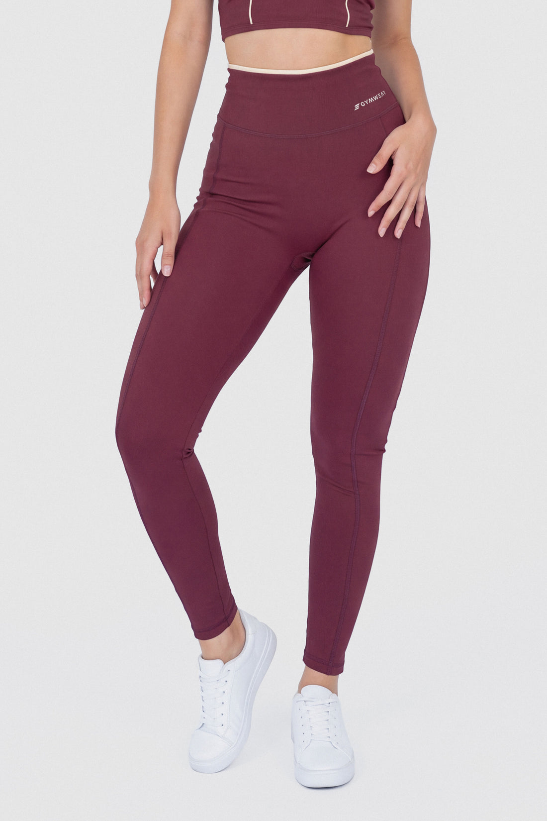 LEGGINGS VINOTINTO RIBETE AMARILLO MANTEQUILLA PPC
