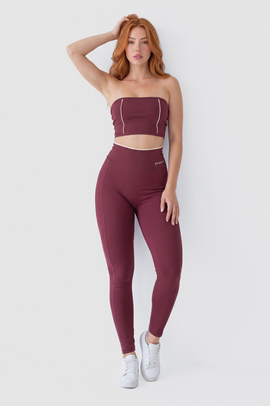 LEGGINGS VINOTINTO RIBETE AMARILLO MANTEQUILLA PPC