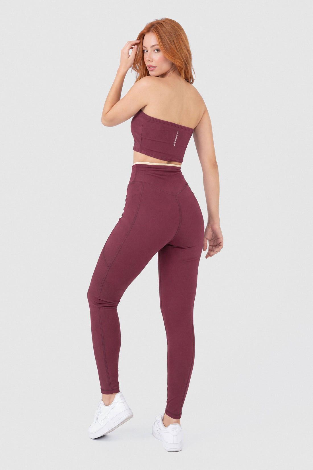 LEGGINGS VINOTINTO RIBETE AMARILLO MANTEQUILLA PPC