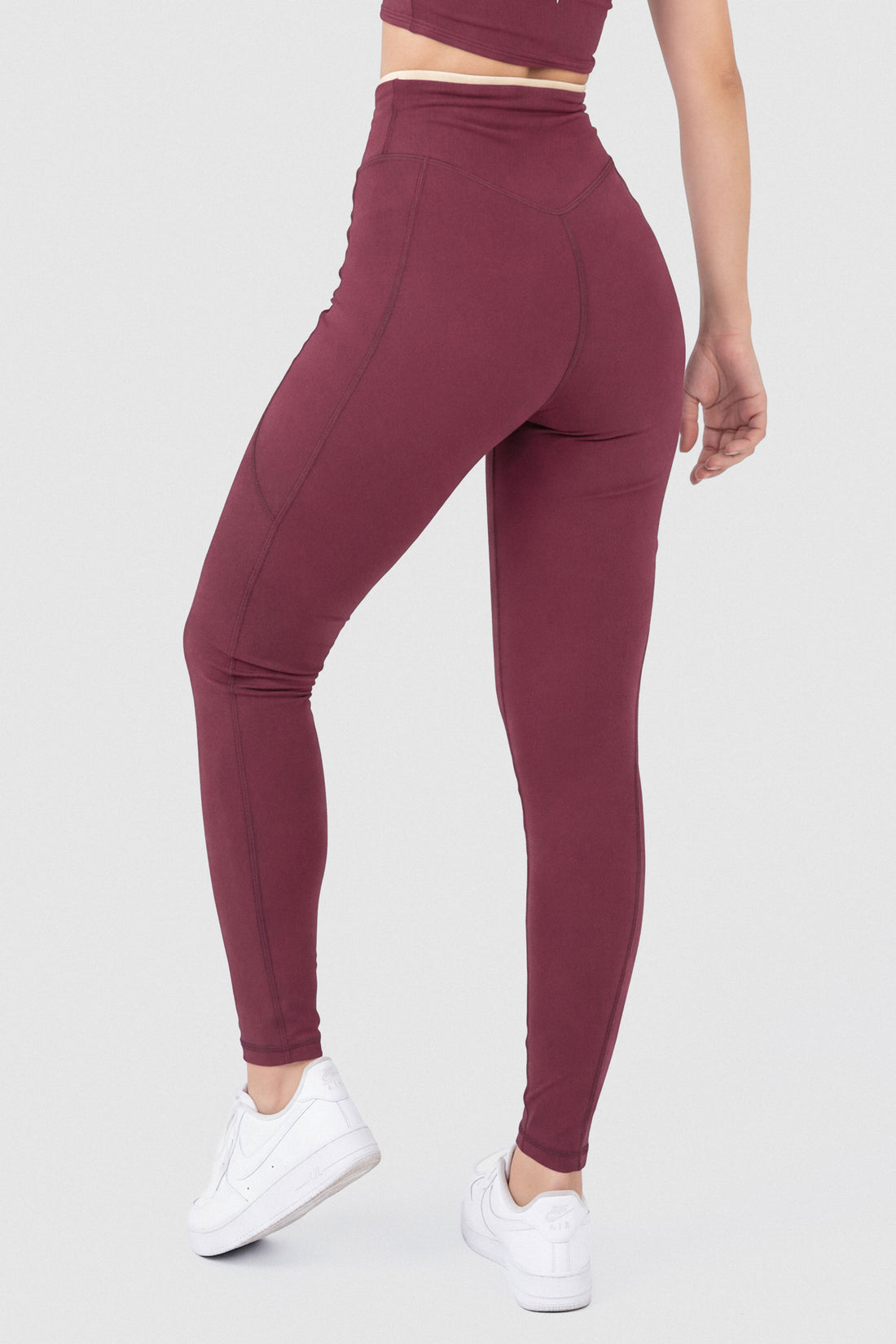 LEGGINGS VINOTINTO RIBETE AMARILLO MANTEQUILLA PPC
