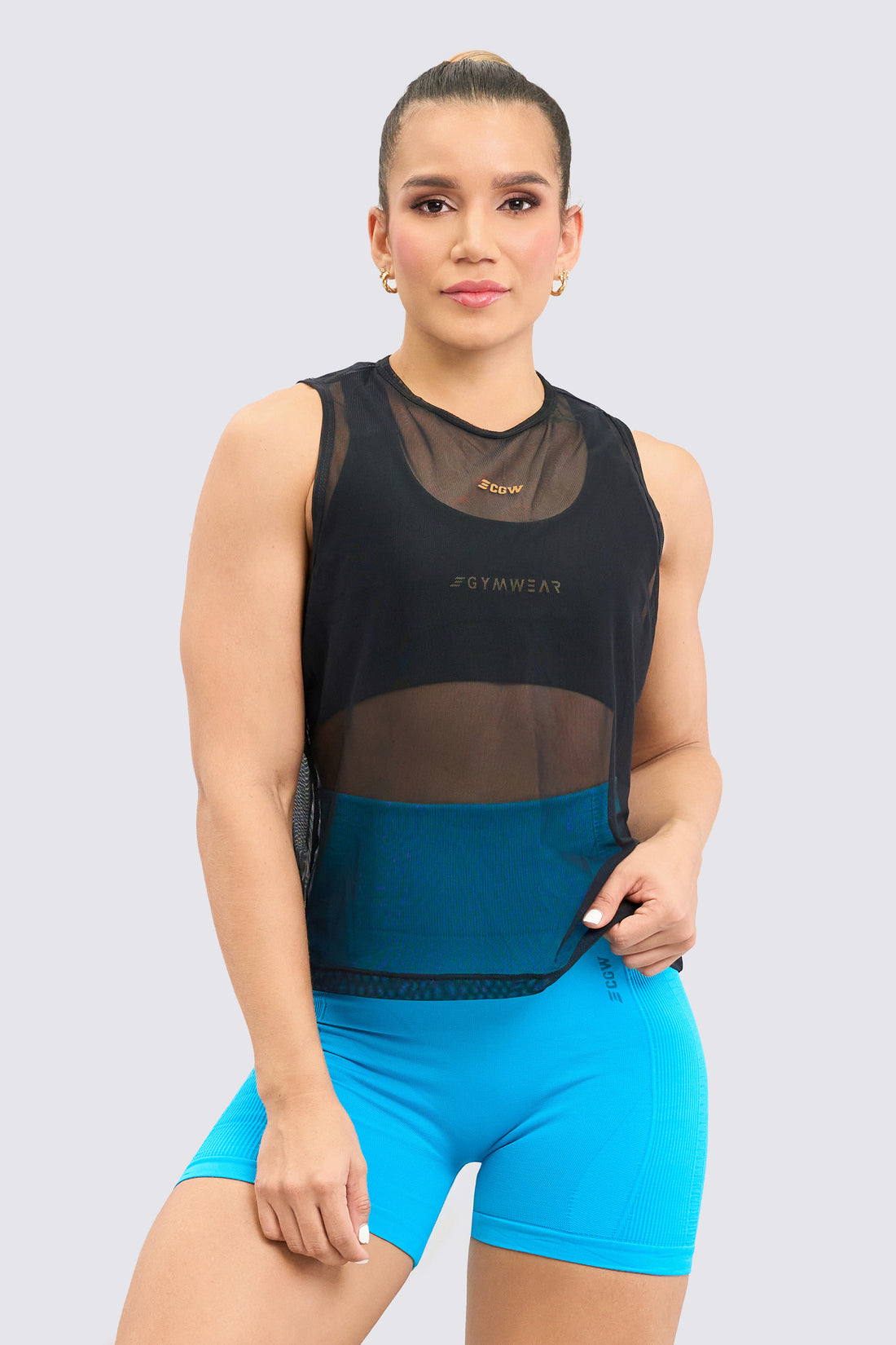 MALLA COLOR NEGRO, SIN MANGAS PERFECTAS PARA CUALQUIER ACTIVIDAD. 