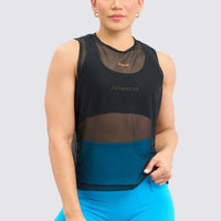 MALLA COLOR NEGRO, SIN MANGAS PERFECTAS PARA CUALQUIER ACTIVIDAD. 