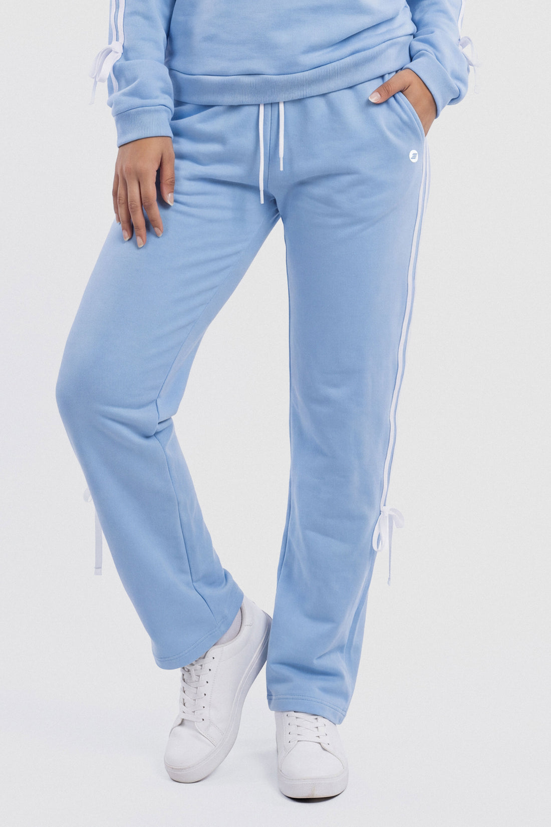 PANTALÓN CONFORT AZUL CLARO FRANJAS LATERALES PPC